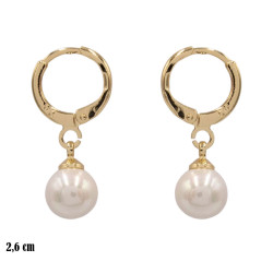 Kolczyki CM miedź pozłacana 14k - MF41363